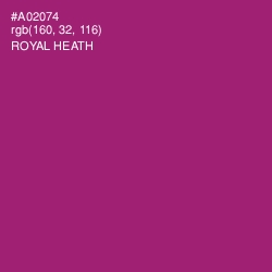#A02074 - Royal Heath Color Image