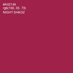 #A02149 - Night Shadz Color Image