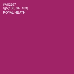 #A02267 - Royal Heath Color Image