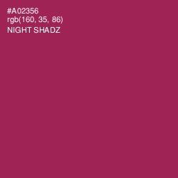 #A02356 - Night Shadz Color Image