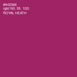 #A02366 - Royal Heath Color Image