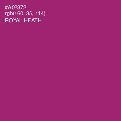 #A02372 - Royal Heath Color Image