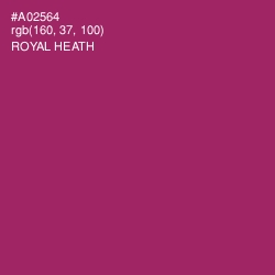 #A02564 - Royal Heath Color Image