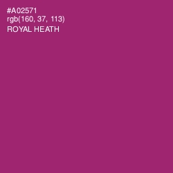 #A02571 - Royal Heath Color Image