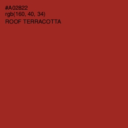 #A02822 - Roof Terracotta Color Image