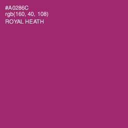 #A0286C - Royal Heath Color Image