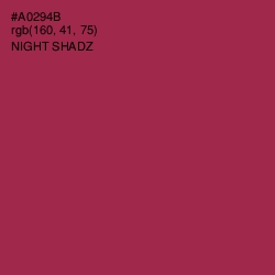 #A0294B - Night Shadz Color Image