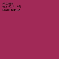 #A02958 - Night Shadz Color Image