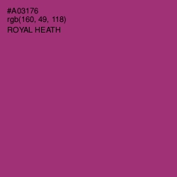 #A03176 - Royal Heath Color Image