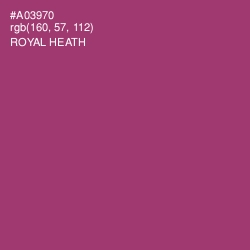 #A03970 - Royal Heath Color Image