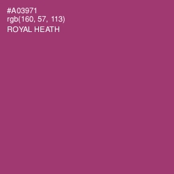 #A03971 - Royal Heath Color Image