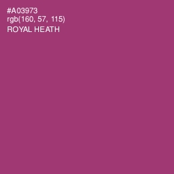 #A03973 - Royal Heath Color Image