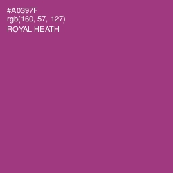 #A0397F - Royal Heath Color Image