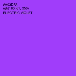 #A03DFA - Electric Violet Color Image