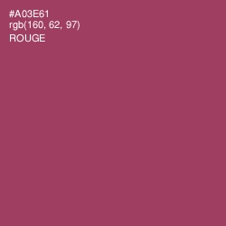 #A03E61 - Rouge Color Image