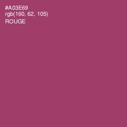 #A03E69 - Rouge Color Image