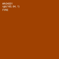 #A04001 - Fire Color Image