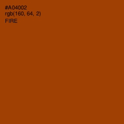 #A04002 - Fire Color Image