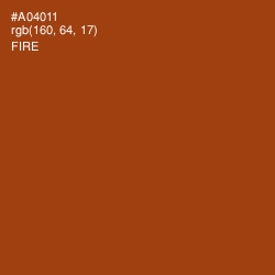 #A04011 - Fire Color Image