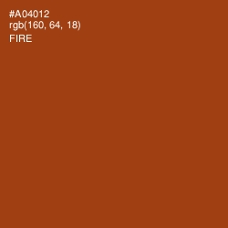 #A04012 - Fire Color Image