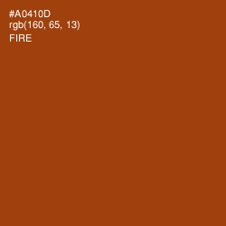 #A0410D - Fire Color Image