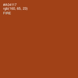 #A04117 - Fire Color Image