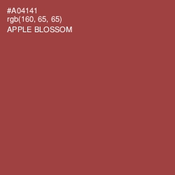 #A04141 - Apple Blossom Color Image