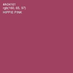 #A04161 - Hippie Pink Color Image