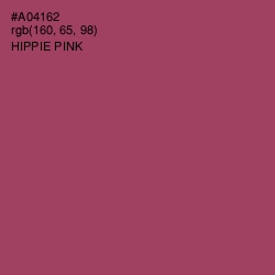 #A04162 - Hippie Pink Color Image