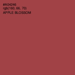 #A04246 - Apple Blossom Color Image