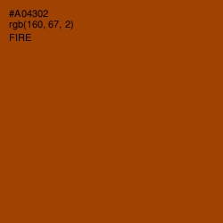 #A04302 - Fire Color Image