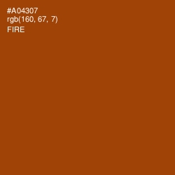 #A04307 - Fire Color Image