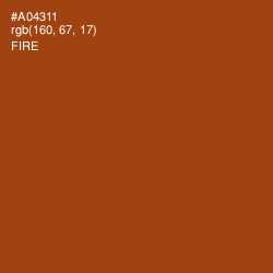 #A04311 - Fire Color Image