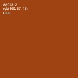 #A04312 - Fire Color Image