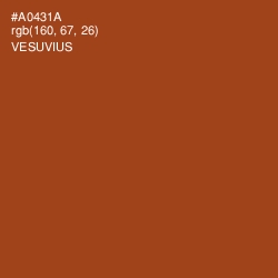 #A0431A - Vesuvius Color Image