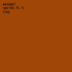 #A04607 - Fire Color Image