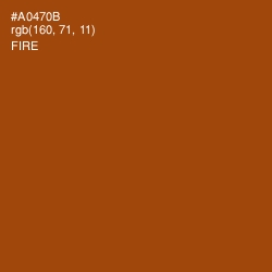 #A0470B - Fire Color Image