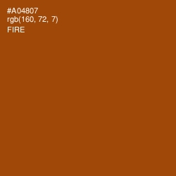 #A04807 - Fire Color Image