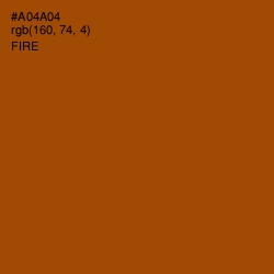 #A04A04 - Fire Color Image