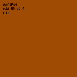 #A04B04 - Fire Color Image