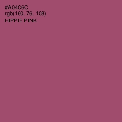 #A04C6C - Hippie Pink Color Image