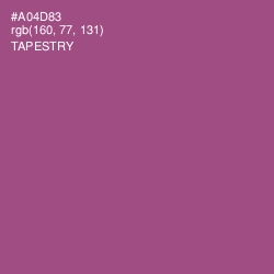 #A04D83 - Tapestry Color Image