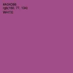 #A04D86 - Tapestry Color Image