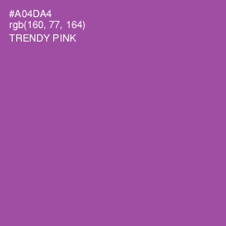 #A04DA4 - Trendy Pink Color Image