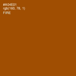 #A04E01 - Fire Color Image