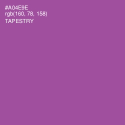#A04E9E - Tapestry Color Image