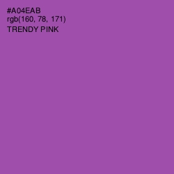 #A04EAB - Trendy Pink Color Image