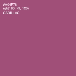 #A04F78 - Cadillac Color Image