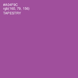 #A04F9C - Tapestry Color Image