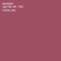 #A05064 - Cadillac Color Image
